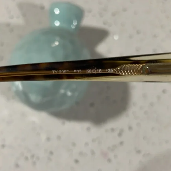 Tory Burch brown torti glasses frames (no lenses), preowned - Picture 6 of 10